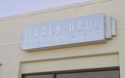 Jaren Krol Gallery Sign