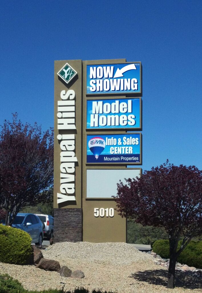 Yavapai Hills Monument Sign