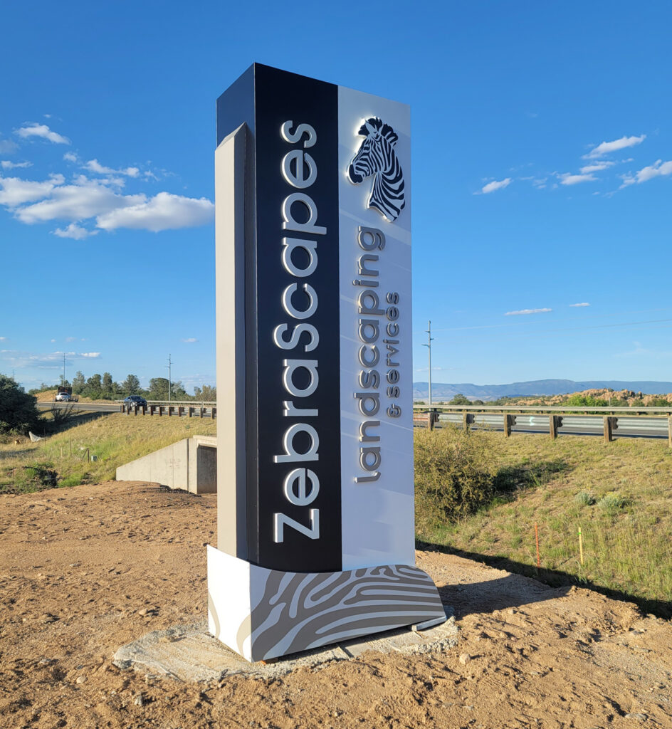 Zebrascapes Landscaping Services - Monument Sign